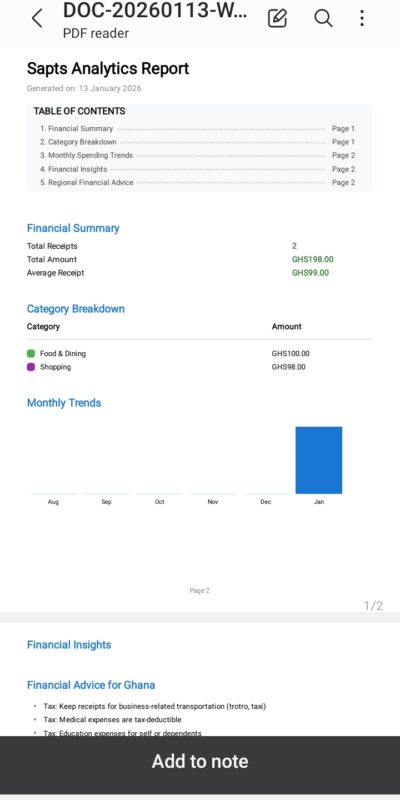 Professional PDF Reports